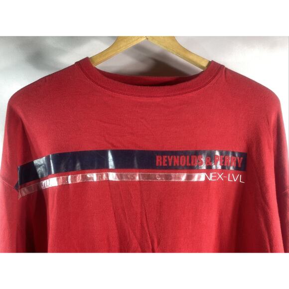 Vintage, RP55 Red, REYNOLDS & PERRY NEX-LVL Long Sleeve Shirt Men's XXL - Picture 4 of 12